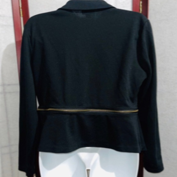 Mossimo | Black jacket with zipper belt - Picture 5 of 16